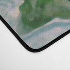 Red Crowned Cranes In Vintage Japanese Floral Landscape Desk Mat Gallery Image 4