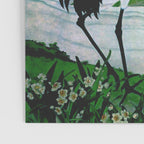 Red Crowned Cranes In Vintage Japanese Floral Landscape Poster Gallery Image 3