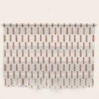 block print dash - terra cotta Wall Hanging Gallery Image 1
