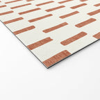 block print dash - terra cotta Welcome Mat Gallery Image 2