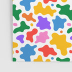 Abstract colorful art splash shape pattern Poster Gallery Image 3