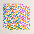 Abstract colorful art splash shape pattern Wrapping Paper Gallery Image 3