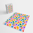 Abstract colorful art splash shape pattern Jigsaw Puzzle Gallery Image 2