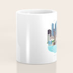 Boston Skyline Illustration Coffee Mug Gallery Image 4