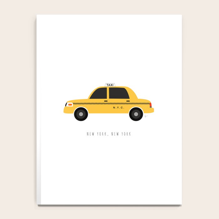 New York City, NYC Yellow Taxi Cab Notebook Gallery Image 4