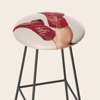 These Boots - Yeehaw Rustic Red n Neutral Stool Gallery Image 2