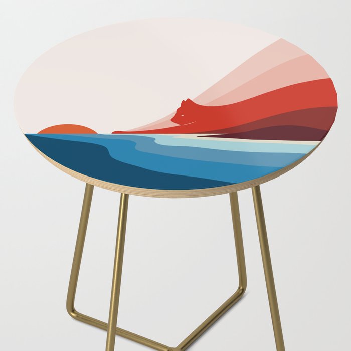 Cat Landscape 6: First Dawn Side Table Gallery Image 2
