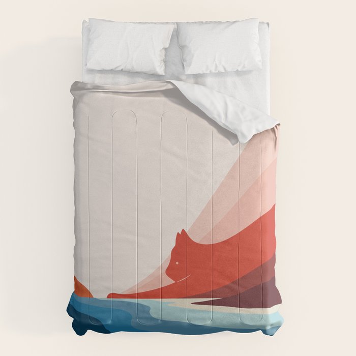 Cat Landscape 6: First Dawn Comforter Gallery Image 6