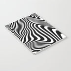 optical illusion (black + white) Notebook Gallery Image 3