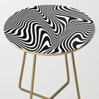 optical illusion (black + white) Side Table Gallery Image 2