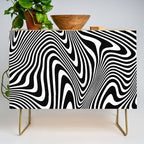 optical illusion (black + white) Credenza Gallery Image 1