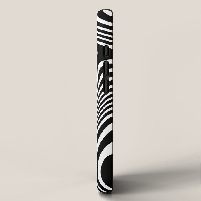 optical illusion (black + white) iPhone Case Gallery Image 2