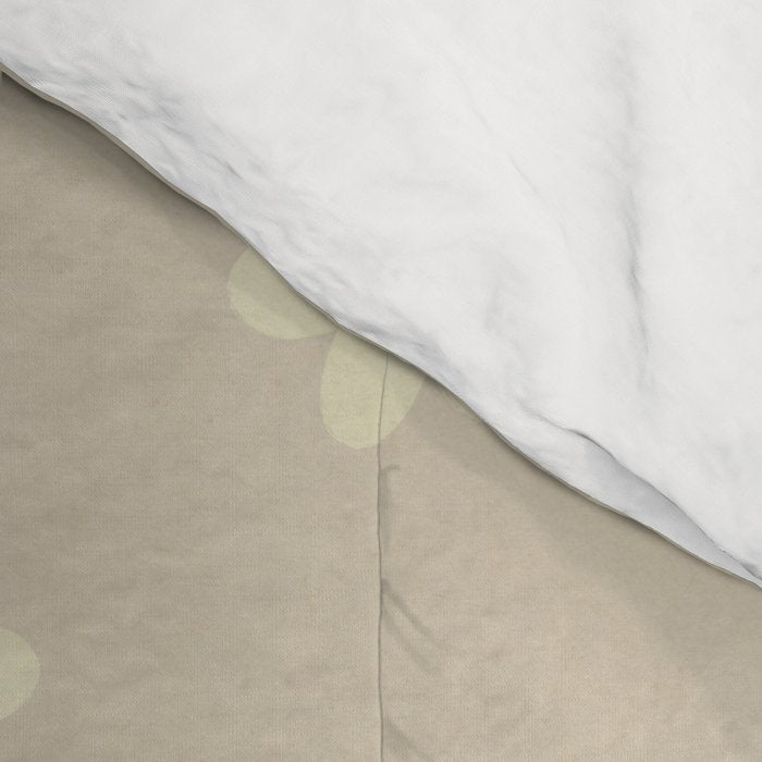 Tiny Flowers / Beige & Lime Comforter Gallery Image 4