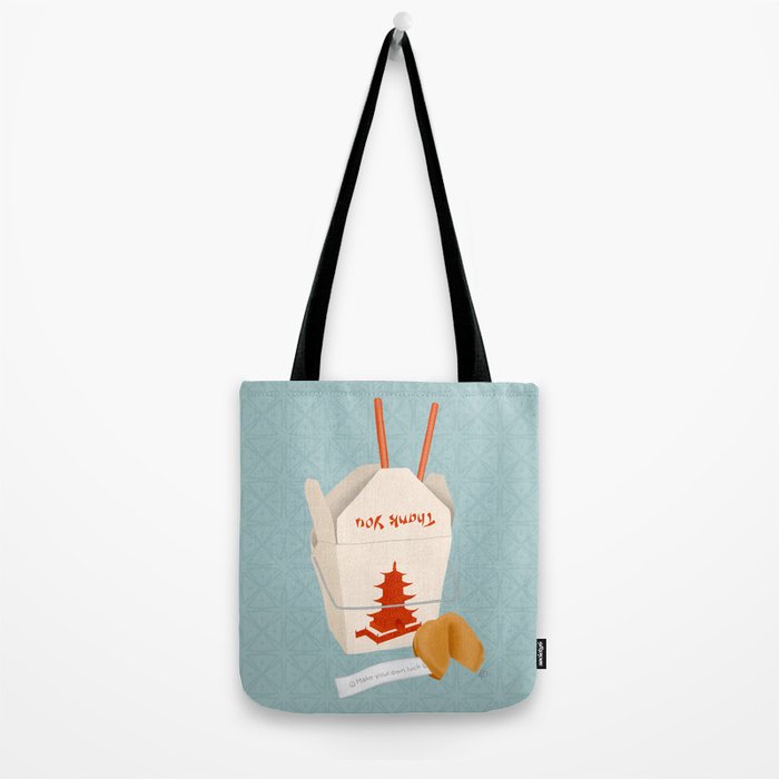Chinese Food Takeout and Fortune Cookie Tote Bag Gallery Image 2