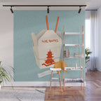 Chinese Food Takeout and Fortune Cookie Wall Mural Gallery Image 1