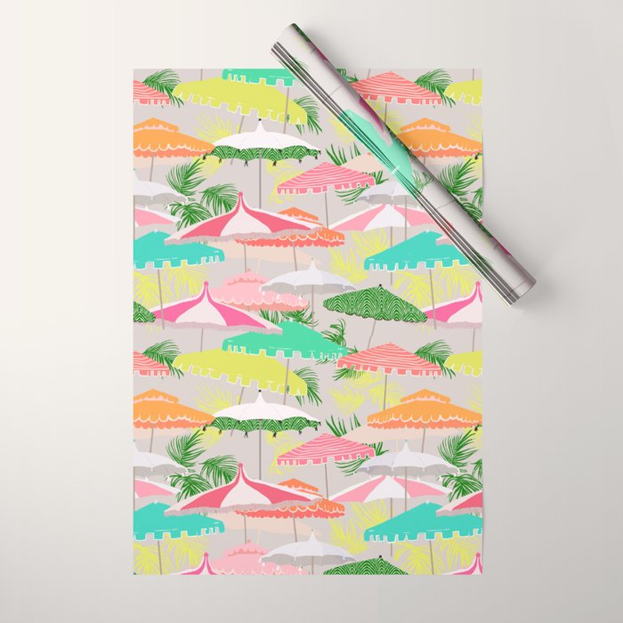 Palm Springs - poolside Wrapping Paper Gallery Image 1