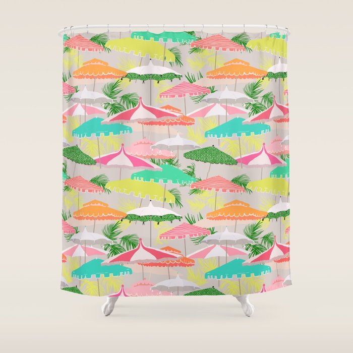 Palm Springs - poolside Shower Curtain Gallery Image 1