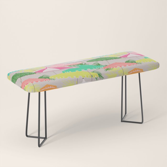 Palm Springs - poolside Bench Gallery Image 1