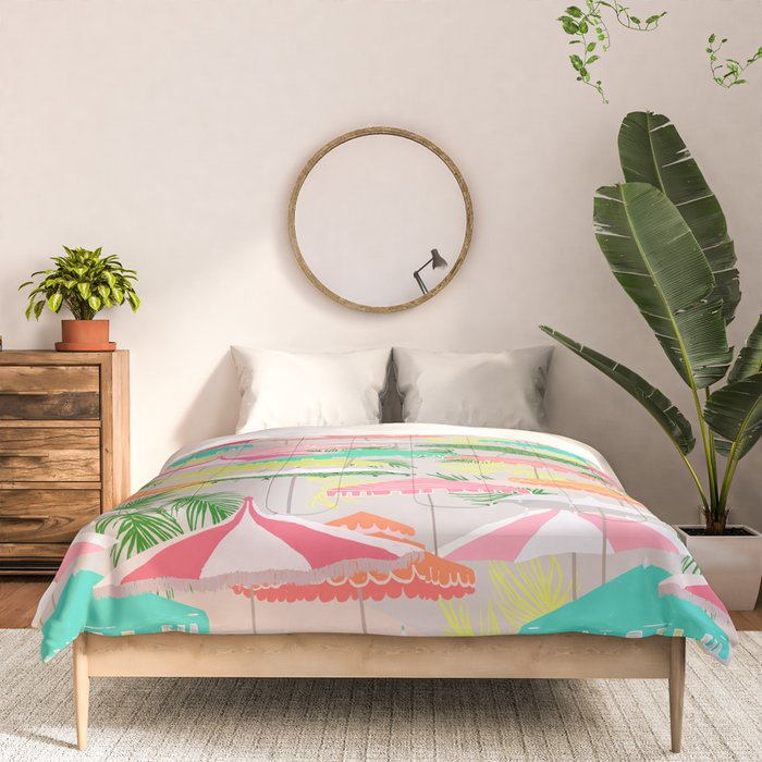 Palm Springs - poolside Comforter Gallery Image 3