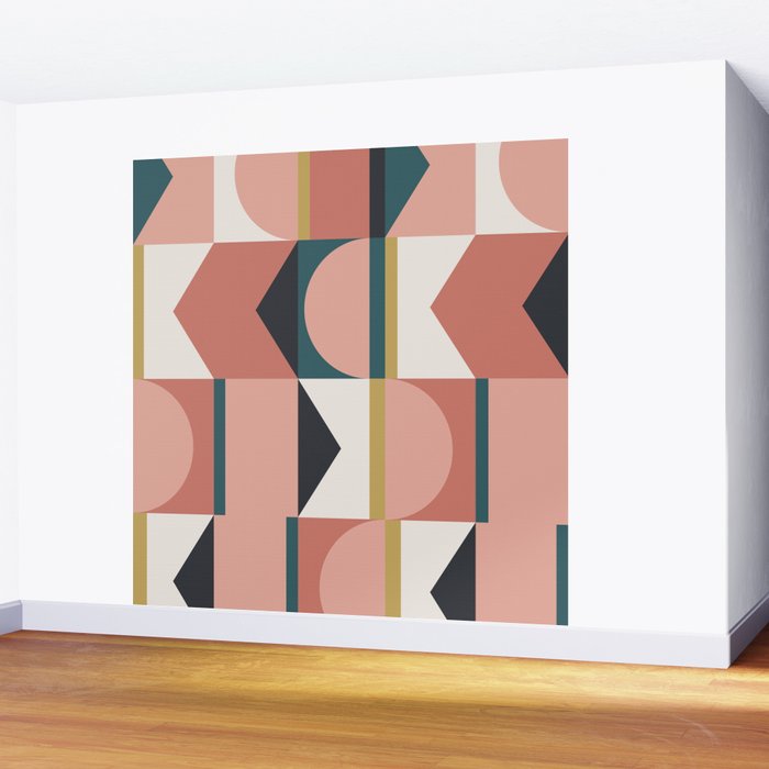 Maximalist Geometric 01 Wall Mural Gallery Image 2
