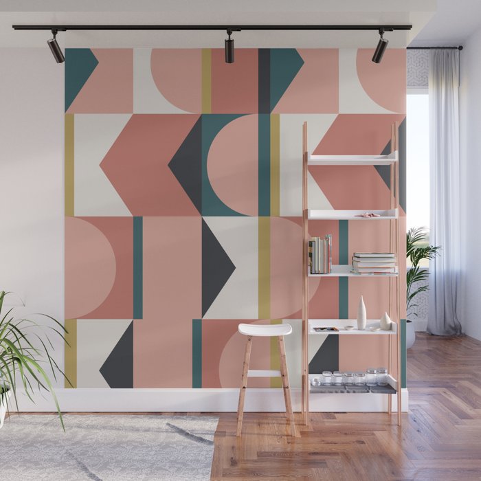 Maximalist Geometric 01 Wall Mural Gallery Image 1