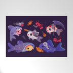 Spooky Cory cats Welcome Mat Gallery Image 1