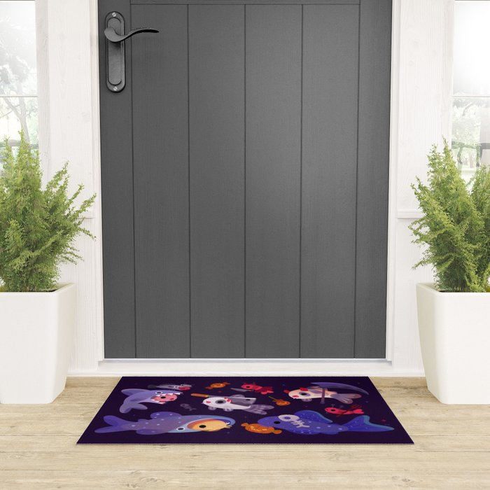 Spooky Cory cats Welcome Mat Gallery Image 3