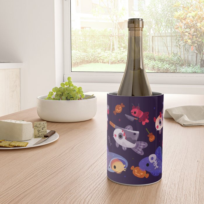 Spooky Cory cats Wine Chiller Gallery Image 4
