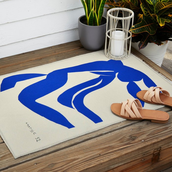 Blue Nude Dancing - Henri Matisse Outdoor Rug Gallery Image 2