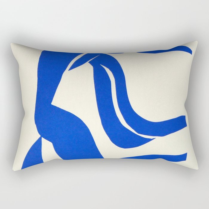 Blue Nude Dancing - Henri Matisse Rectangular Pillow Gallery Image 1