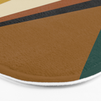 Geometric Triangles V Bold Vintage Bath Mat Gallery Image 3