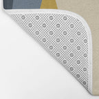 Geometric Triangles V Bold Vintage Bath Mat Gallery Image 2