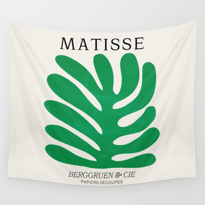 Shamrock: Matisse Color Paper Cutouts 02 Wall Tapestry Gallery Image 1