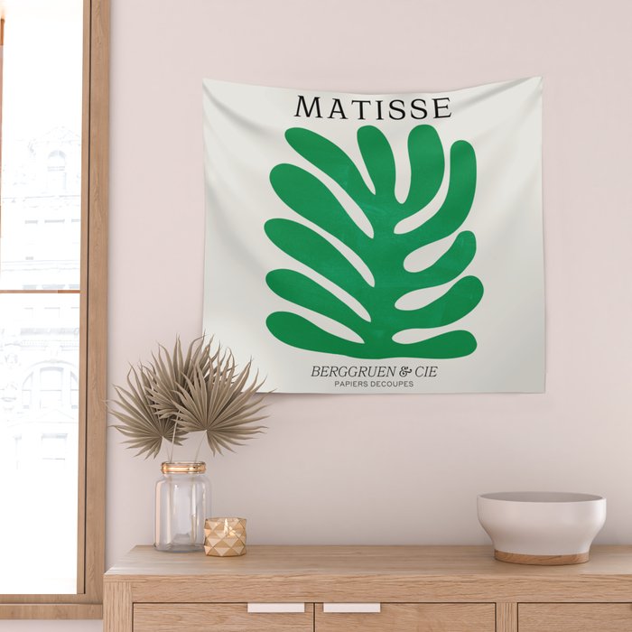 Shamrock: Matisse Color Paper Cutouts 02 Wall Tapestry Gallery Image 2