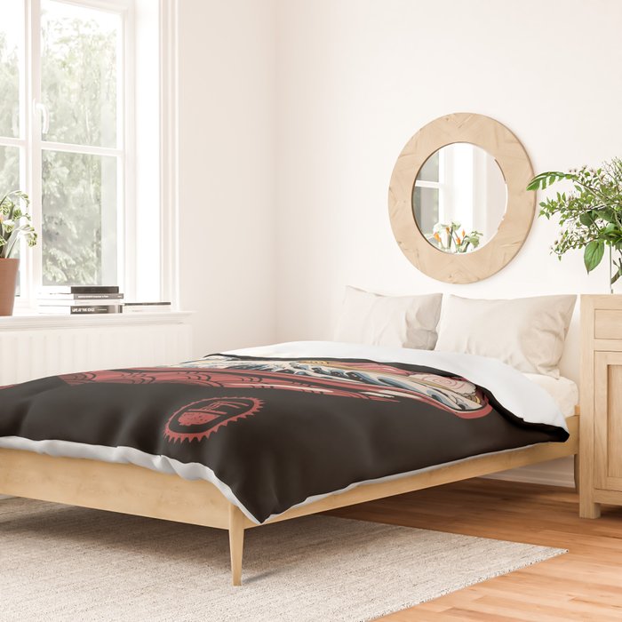 Great Ramen Wave Duvet Cover Gallery Image 2