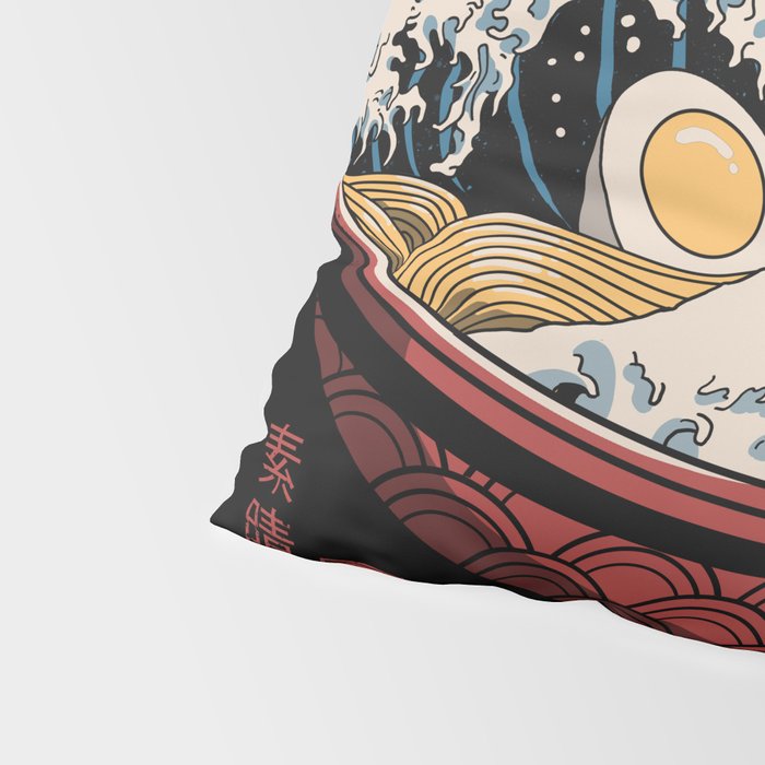 Great Ramen Wave Pillow Sham Gallery Image 4