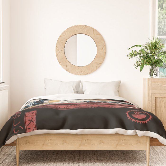 Great Ramen Wave Duvet Cover Gallery Image 3