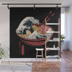 Great Ramen Wave Wall Mural Gallery Image 1