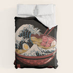 Great Ramen Wave Duvet Cover Gallery Image 6