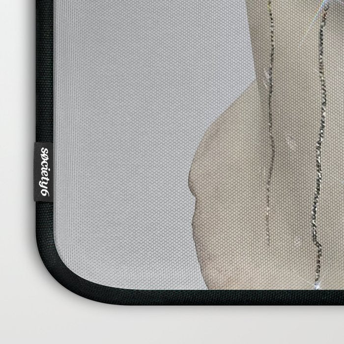 DIAMOND TEARS | collage art by Yana Potter | glitter | sculpture | mythology | bling and shine Laptop Sleeve Gallery Image 3