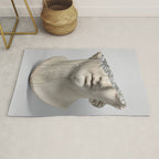 DIAMOND TEARS | collage art by Yana Potter | glitter | sculpture | mythology | bling and shine Rug Gallery Image 1