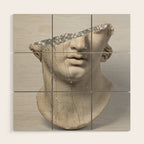 DIAMOND TEARS | collage art by Yana Potter | glitter | sculpture | mythology | bling and shine Wood Wall Art Gallery Image 1