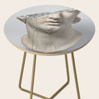 DIAMOND TEARS | collage art by Yana Potter | glitter | sculpture | mythology | bling and shine Side Table Gallery Image 2