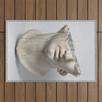 DIAMOND TEARS | collage art by Yana Potter | glitter | sculpture | mythology | bling and shine Outdoor Rug Gallery Image 1