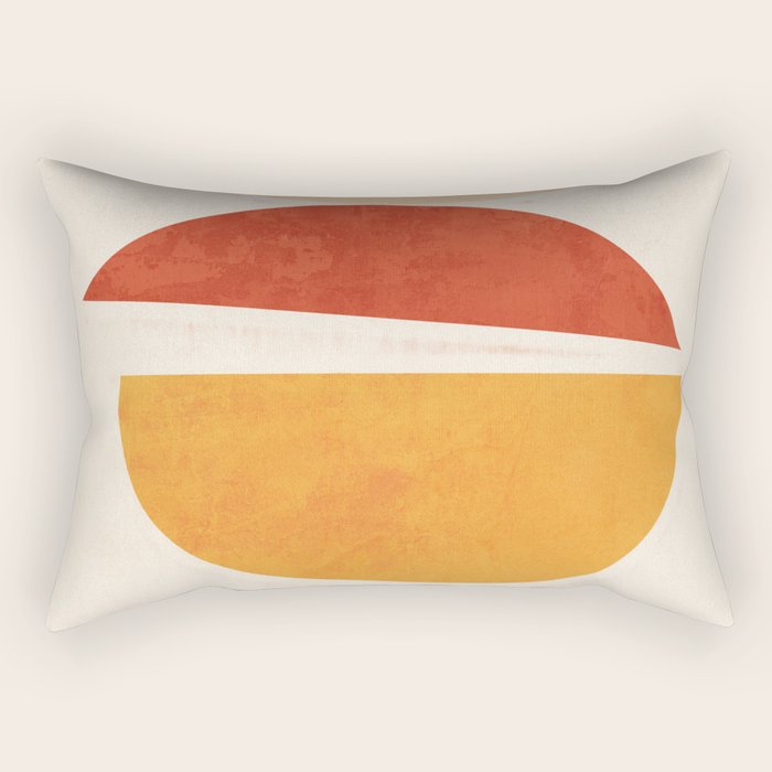 Minimal Abstract Shapes 11 Rectangular Pillow Gallery Image 1