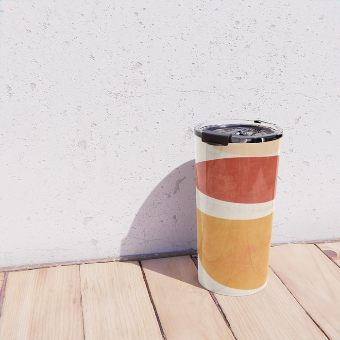 Minimal Abstract Shapes 11 Travel Mug Gallery Image 4
