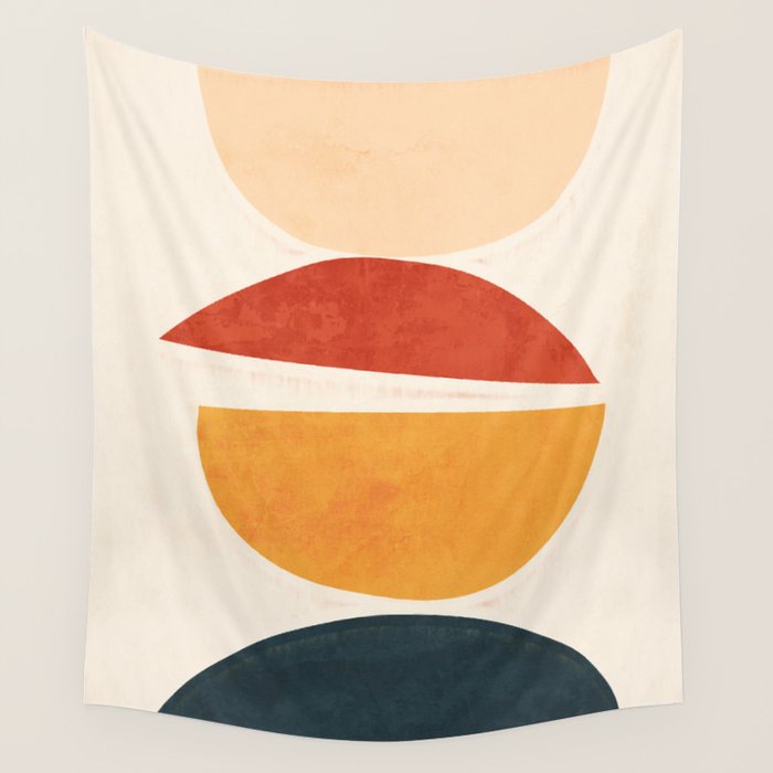 Minimal Abstract Shapes 11 Wall Tapestry Gallery Image 4