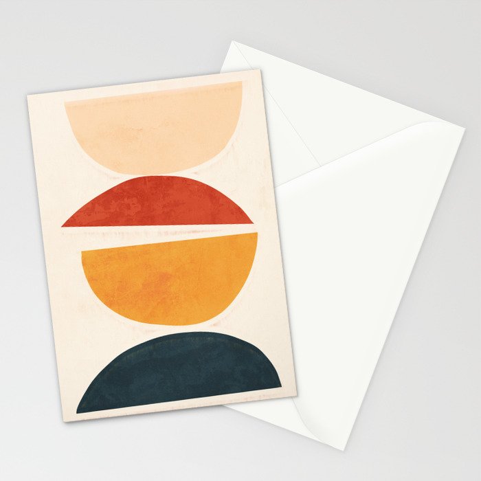 Minimal Abstract Shapes 11 Stationery Card Gallery Image 2
