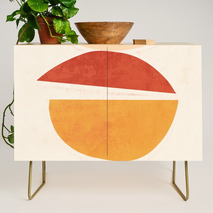 Minimal Abstract Shapes 11 Credenza Gallery Image 1