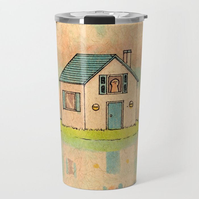 Little Blue House Travel Mug Gallery Image 1